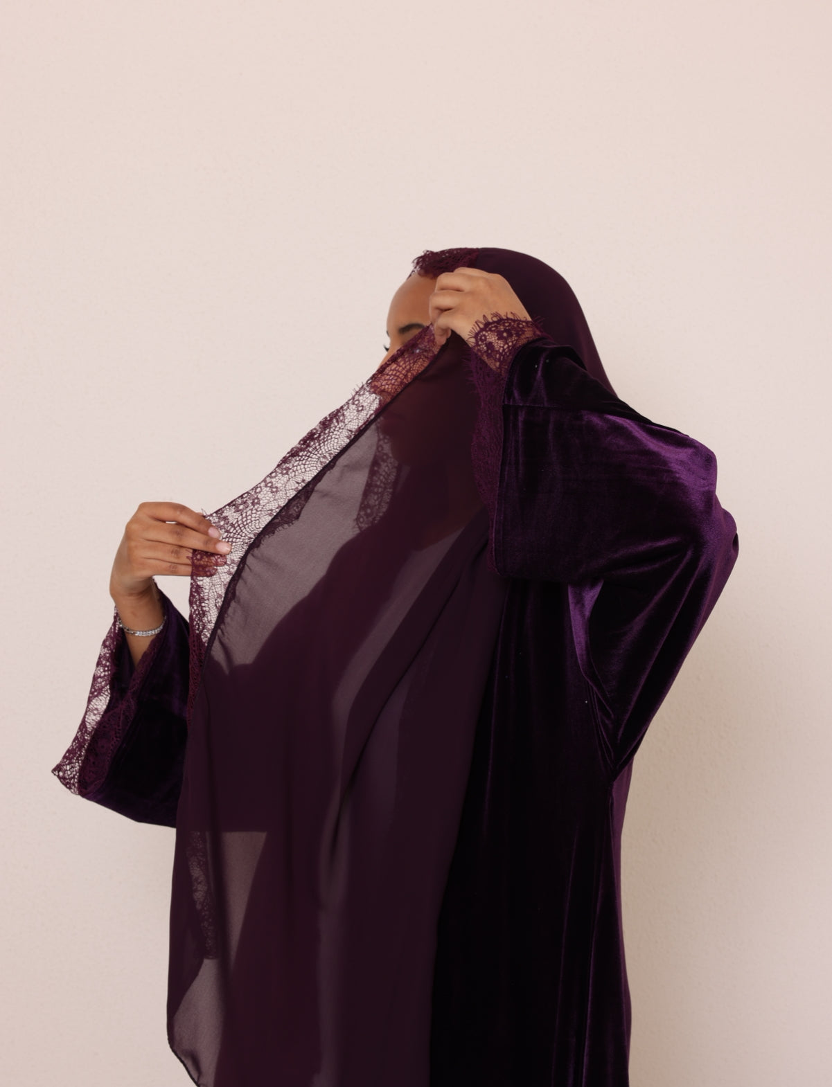 Plum Velvet Lace