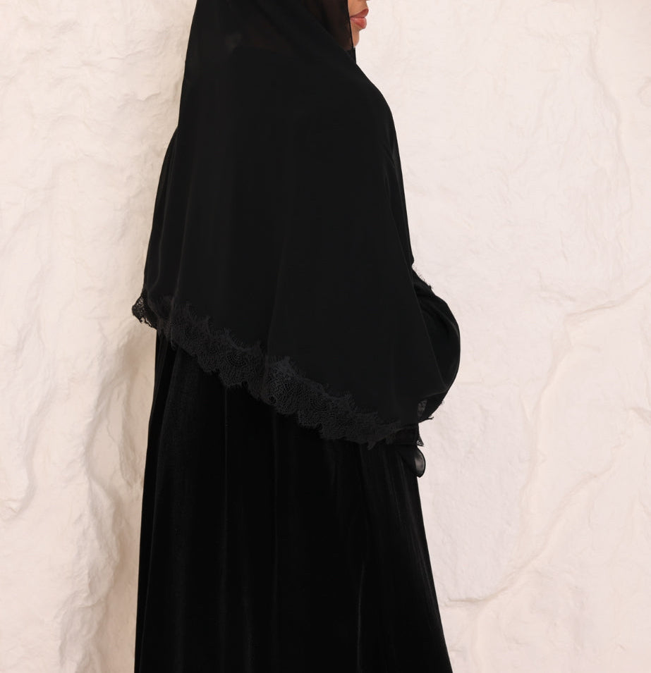 Noir Velvet Lace